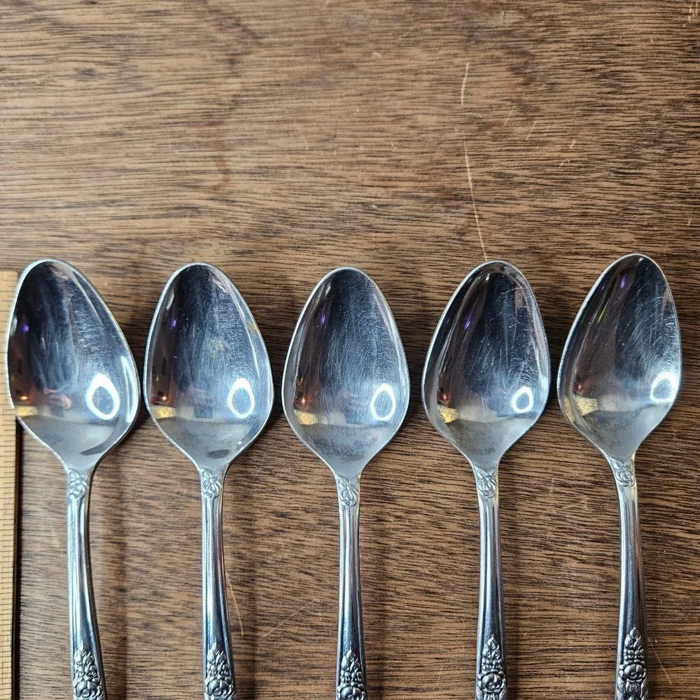 Versailles Stainless Japan Floral Scroll Tablespoons Set of 5 Silverware‎ 7.5